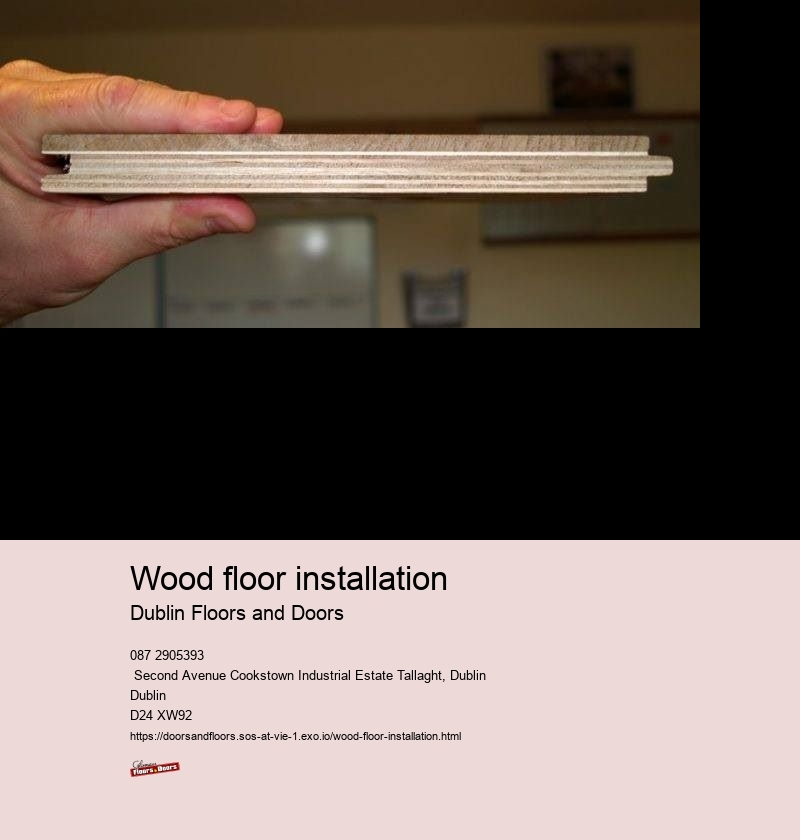 wood floor installation